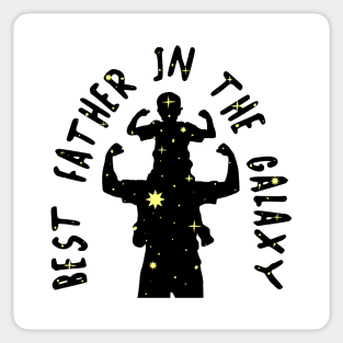 Best Father In The Galaxy Sticker